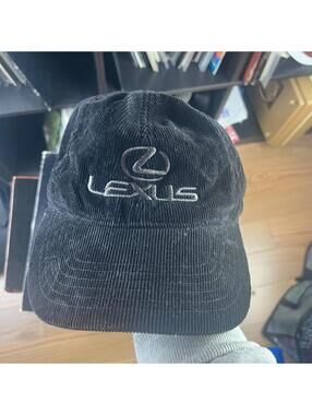 Vintage 90s Lexus Corduroy Strapback Hat